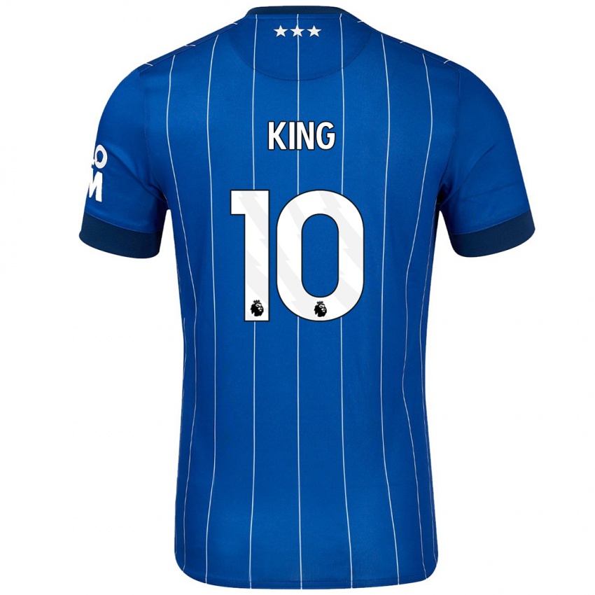 Criança Camisola Eloise King #10 Azul Marinho Principal 2024/25 Camisa