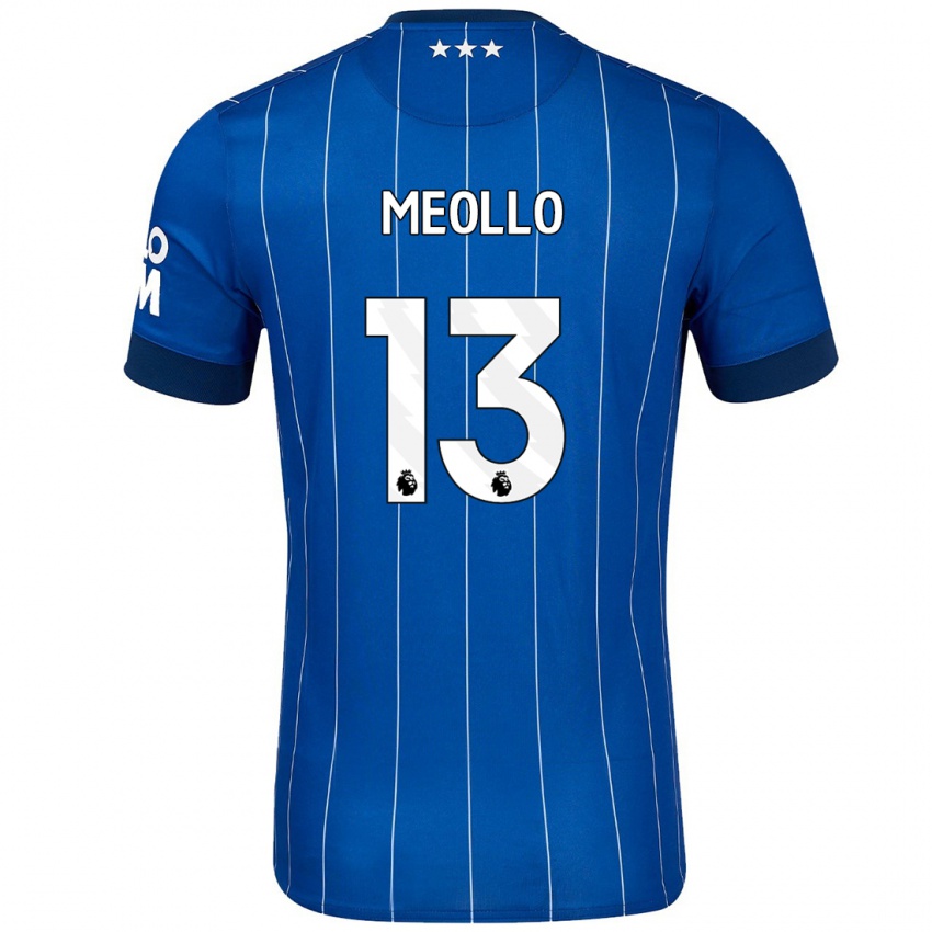 Criança Camisola Nina Meollo #13 Azul Marinho Principal 2024/25 Camisa