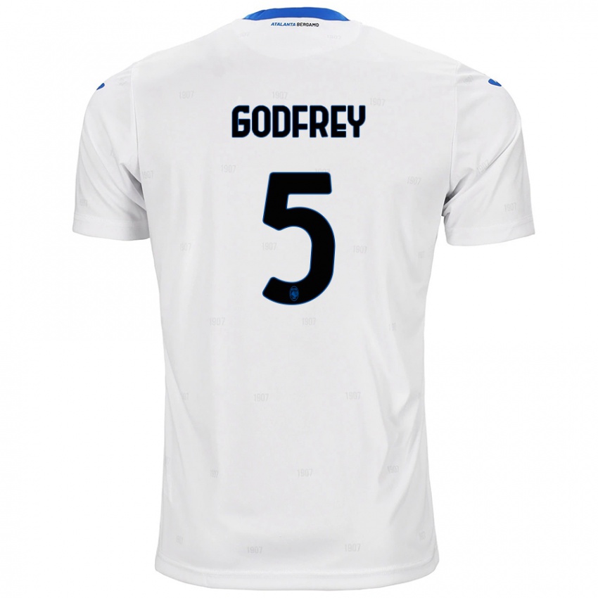 Criança Camisola Ben Godfrey #5 Branco Alternativa 2024/25 Camisa