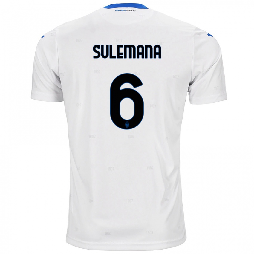 Criança Camisola Ibrahim Sulemana #6 Branco Alternativa 2024/25 Camisa