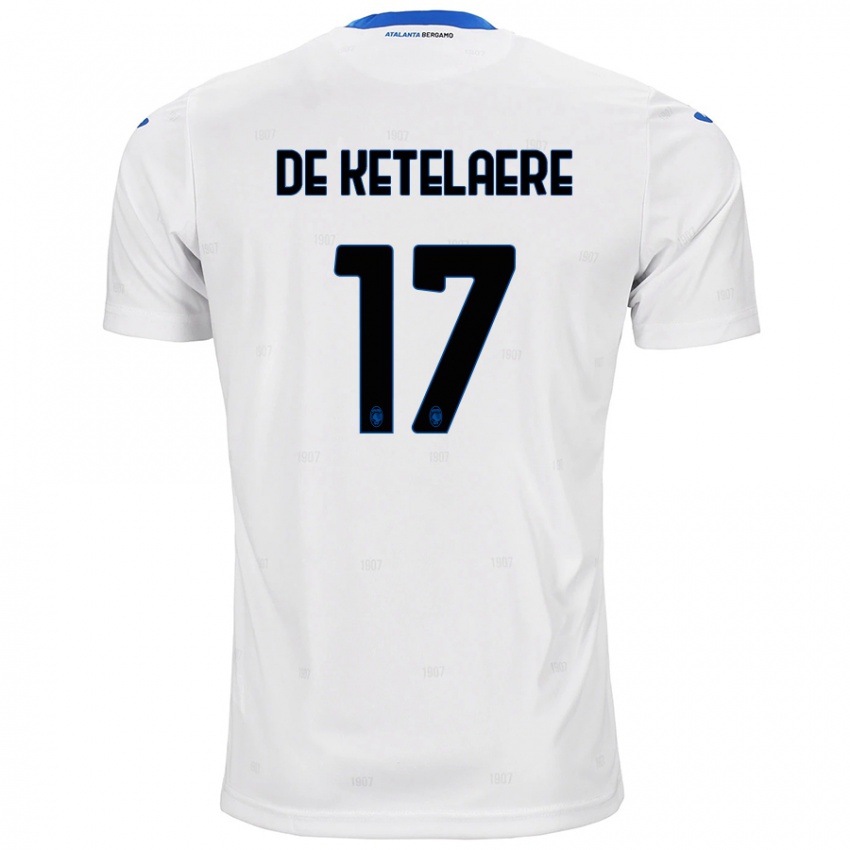 Criança Camisola Charles De Ketelaere #17 Branco Alternativa 2024/25 Camisa