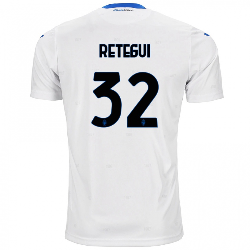 Criança Camisola Mateo Retegui #32 Branco Alternativa 2024/25 Camisa