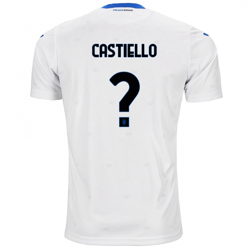 Criança Camisola Alex Castiello #0 Branco Alternativa 2024/25 Camisa