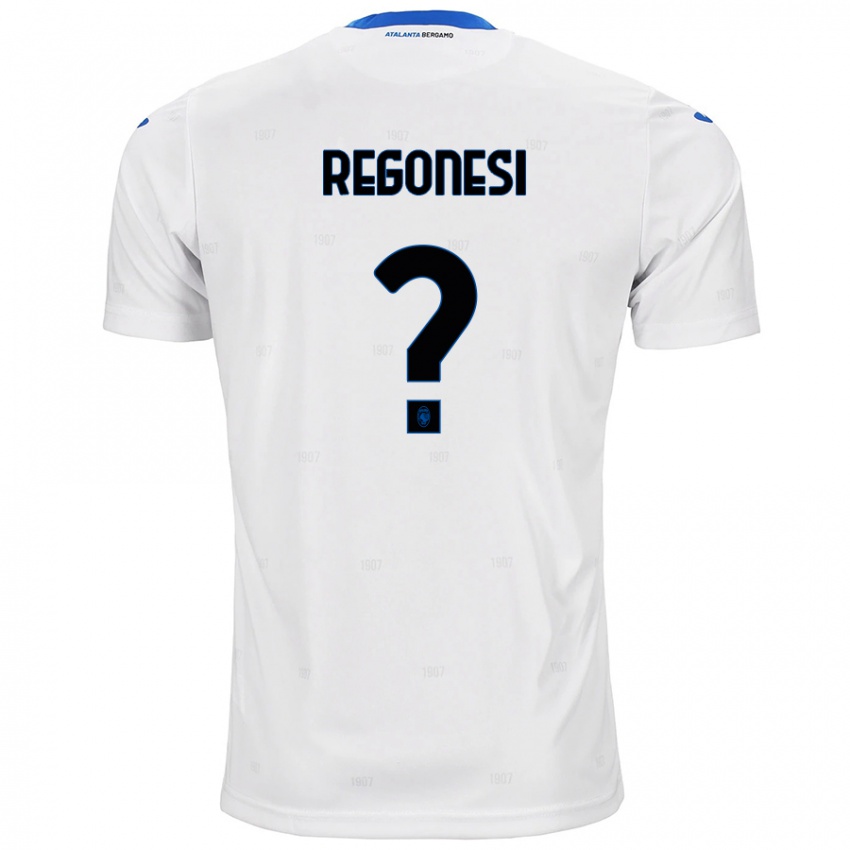 Criança Camisola Nicolò Regonesi #0 Branco Alternativa 2024/25 Camisa