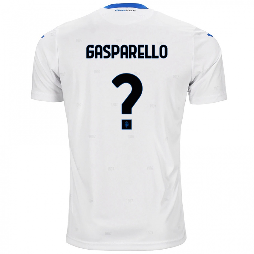 Criança Camisola Francesco Gasparello #0 Branco Alternativa 2024/25 Camisa