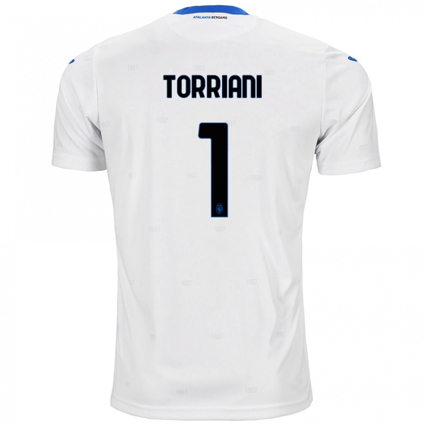 Criança Camisola Andrea Torriani #1 Branco Alternativa 2024/25 Camisa