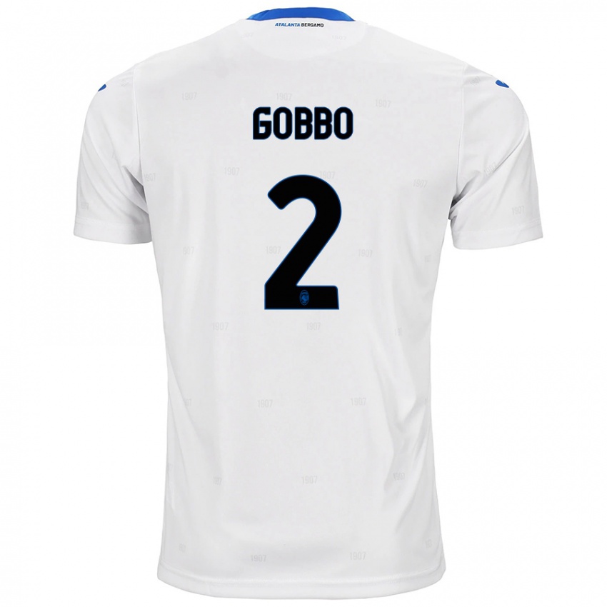 Criança Camisola Luca Gobbo #2 Branco Alternativa 2024/25 Camisa