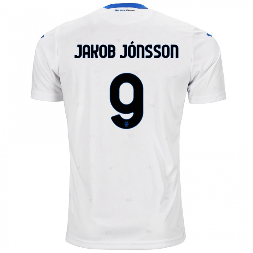 Criança Camisola Birkir Jakob Jónsson #9 Branco Alternativa 2024/25 Camisa