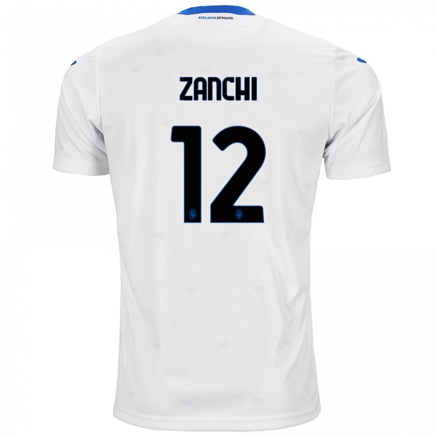 Criança Camisola Edoardo Zanchi #12 Branco Alternativa 2024/25 Camisa