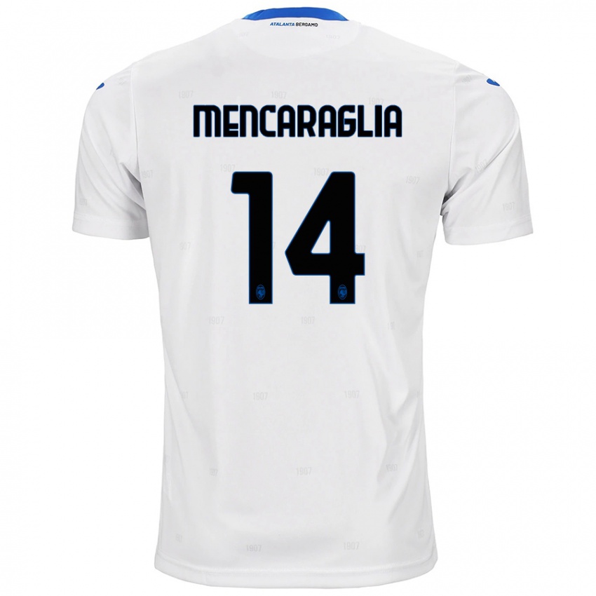 Criança Camisola Filippo Mencaraglia #14 Branco Alternativa 2024/25 Camisa