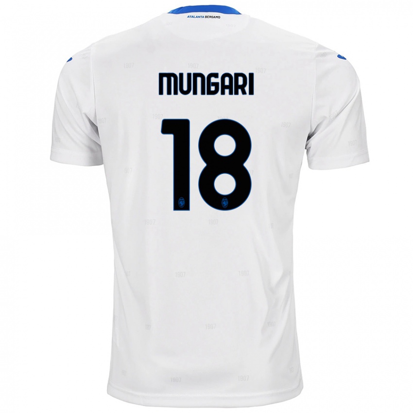 Criança Camisola Giuseppe Mungari #18 Branco Alternativa 2024/25 Camisa