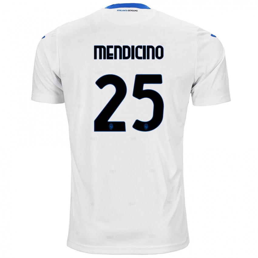 Criança Camisola Leonardo Mendicino #25 Branco Alternativa 2024/25 Camisa