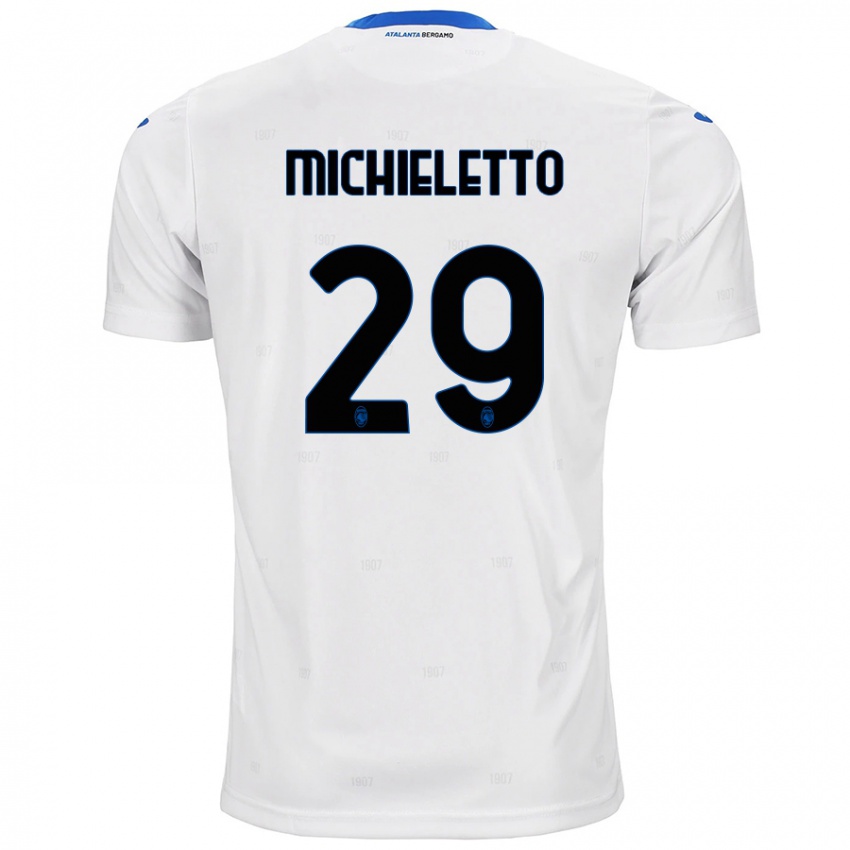 Criança Camisola Andrea Michieletto #29 Branco Alternativa 2024/25 Camisa