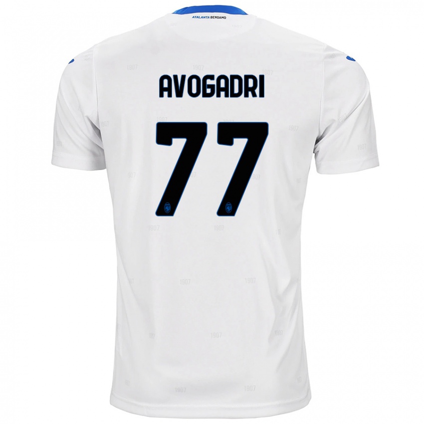 Criança Camisola Lorenzo Avogadri #77 Branco Alternativa 2024/25 Camisa