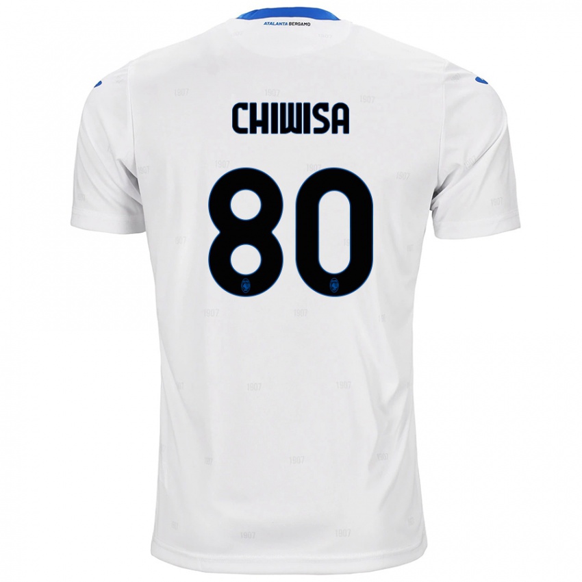 Criança Camisola Mannah Chiwisa #80 Branco Alternativa 2024/25 Camisa