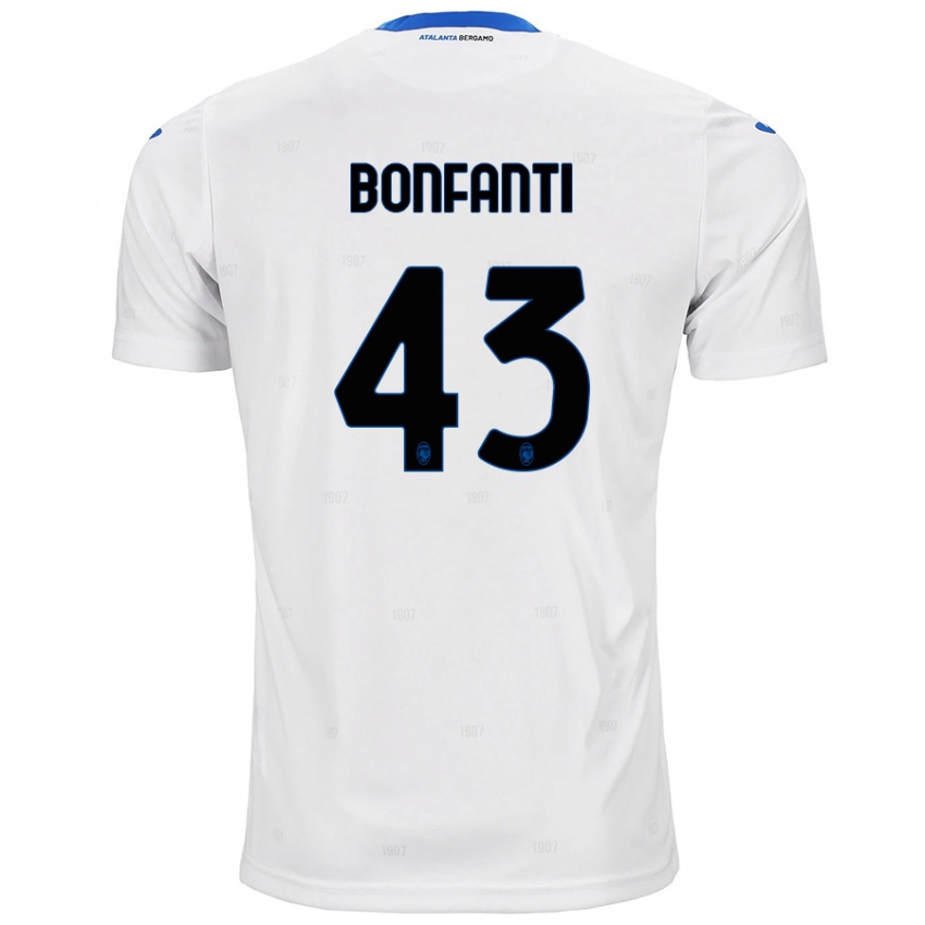 Criança Camisola Giovanni Bonfanti #43 Branco Alternativa 2024/25 Camisa