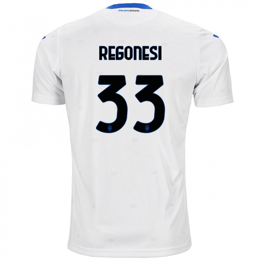 Criança Camisola Iacopo Regonesi #33 Branco Alternativa 2024/25 Camisa