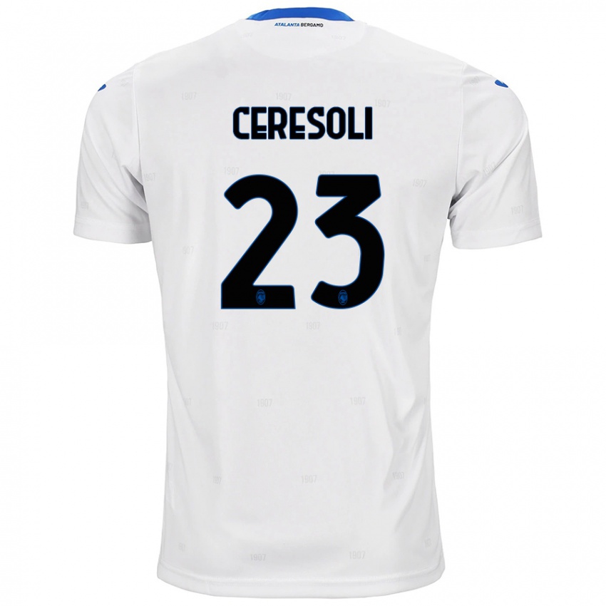 Criança Camisola Andrea Ceresoli #23 Branco Alternativa 2024/25 Camisa