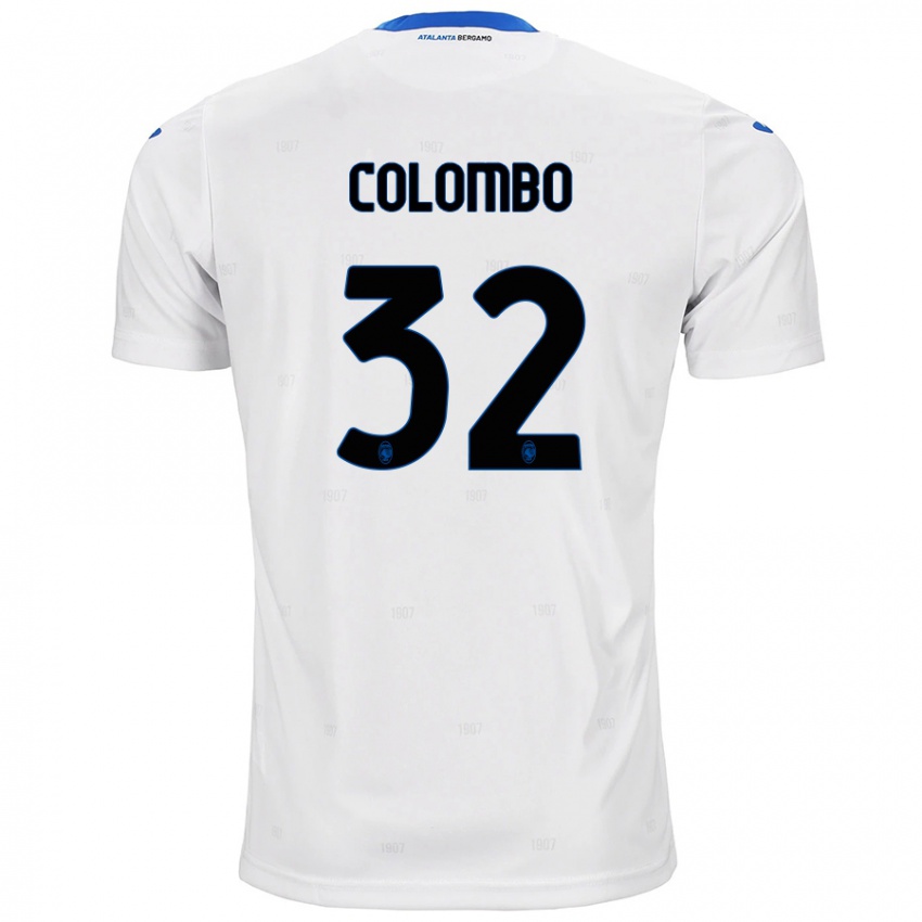 Criança Camisola Matteo Colombo #32 Branco Alternativa 2024/25 Camisa