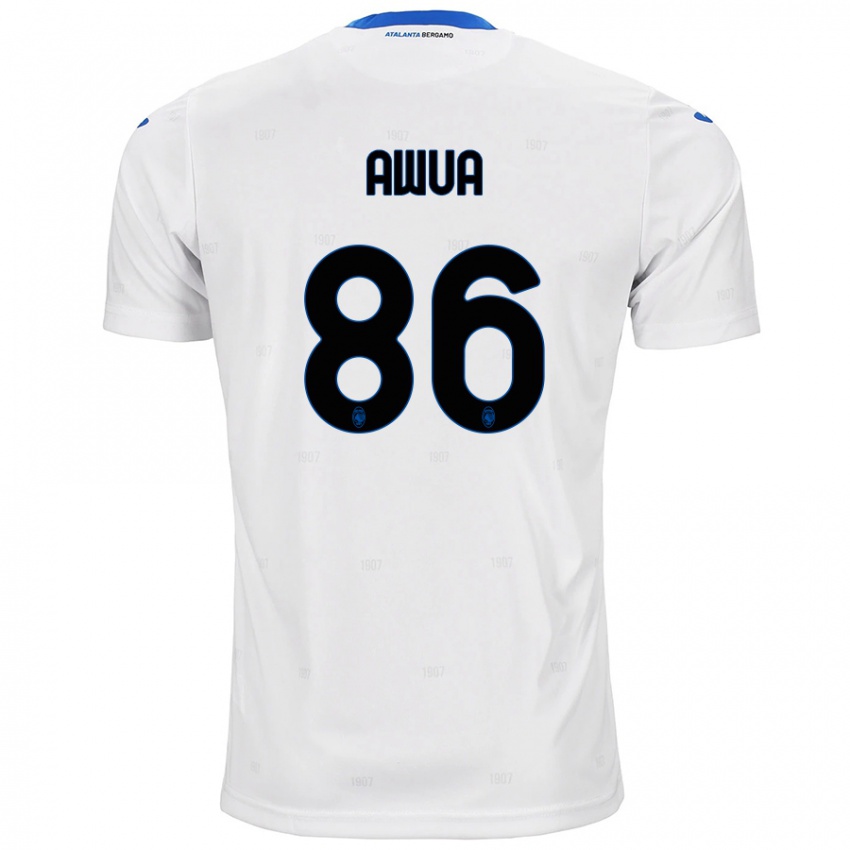 Criança Camisola Theophilus Awua #86 Branco Alternativa 2024/25 Camisa