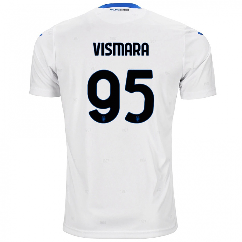 Criança Camisola Paolo Vismara #95 Branco Alternativa 2024/25 Camisa