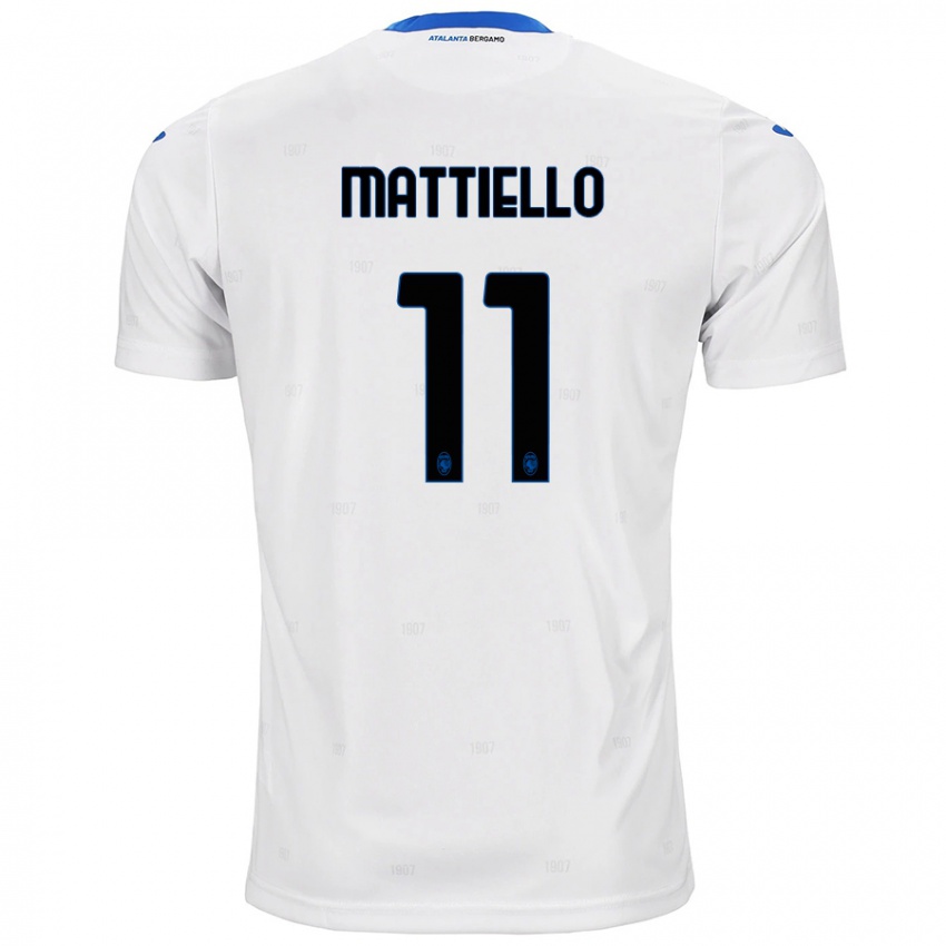 Criança Camisola Federico Mattiello #11 Branco Alternativa 2024/25 Camisa