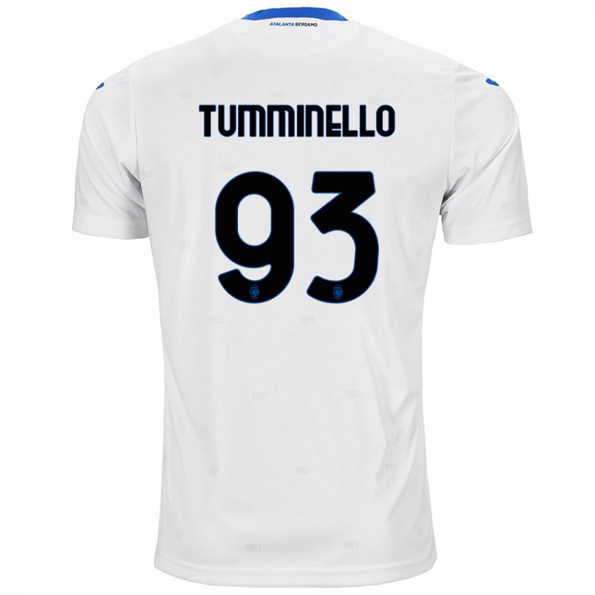 Criança Camisola Marco Tumminello #93 Branco Alternativa 2024/25 Camisa