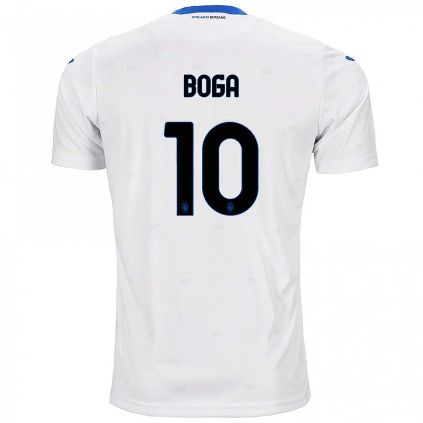 Criança Camisola Jeremie Boga #10 Branco Alternativa 2024/25 Camisa