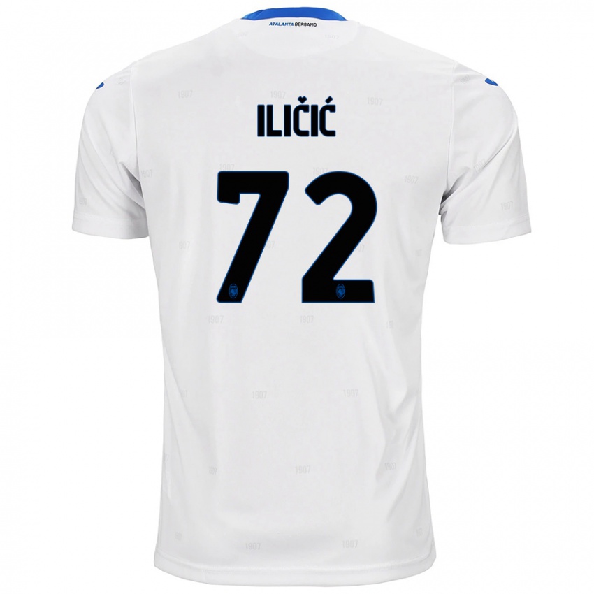 Criança Camisola Josip Ilicic #72 Branco Alternativa 2024/25 Camisa