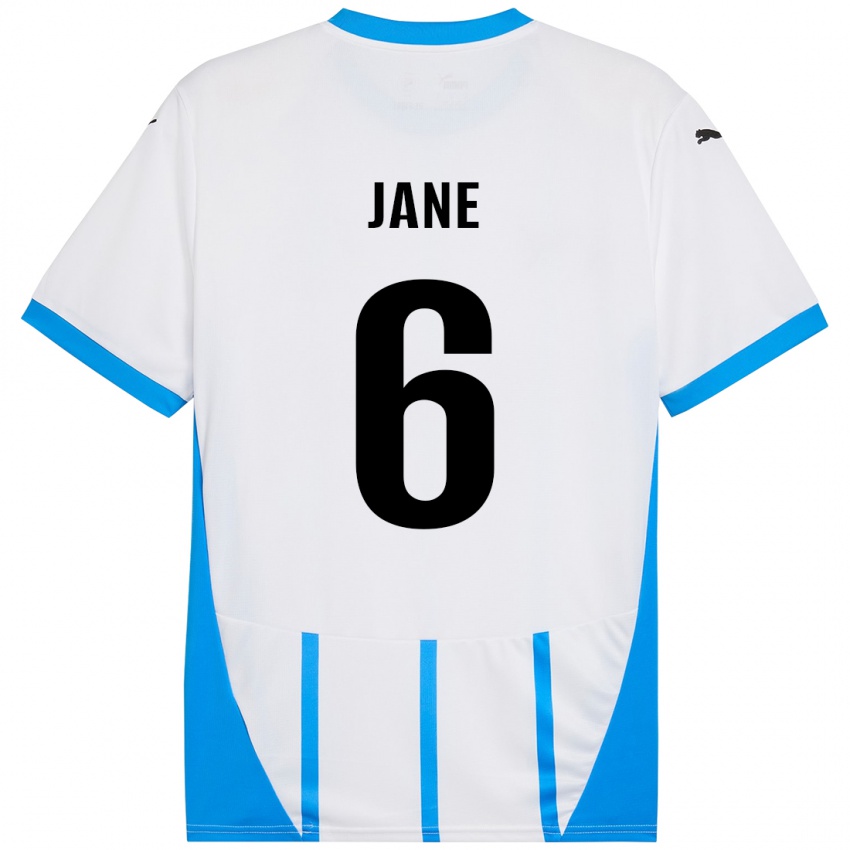 Criança Camisola Refiloe Jane #6 Azul Branco Alternativa 2024/25 Camisa