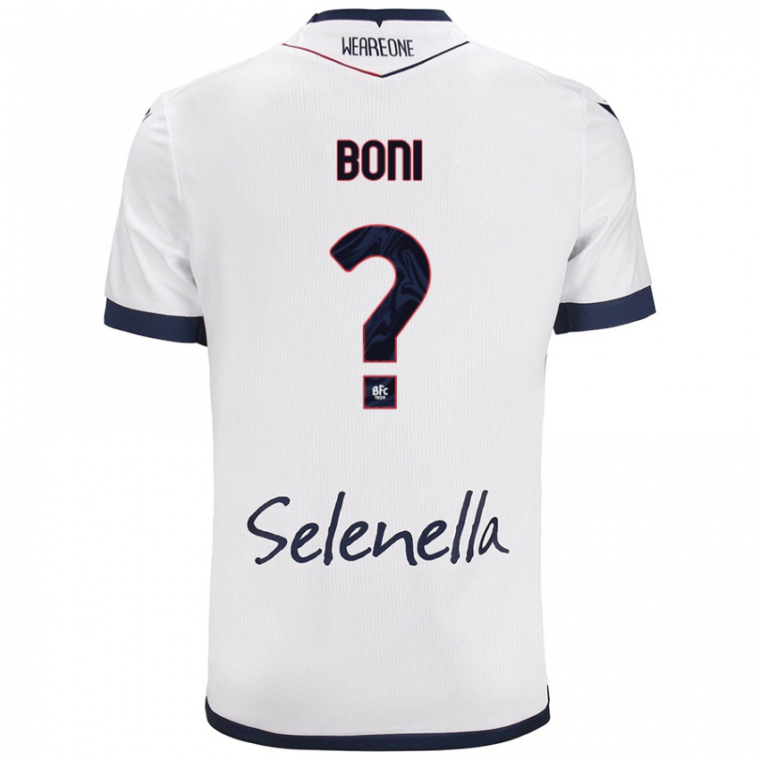 Criança Camisola Mattia Boni #0 Azul Real Branco Alternativa 2024/25 Camisa