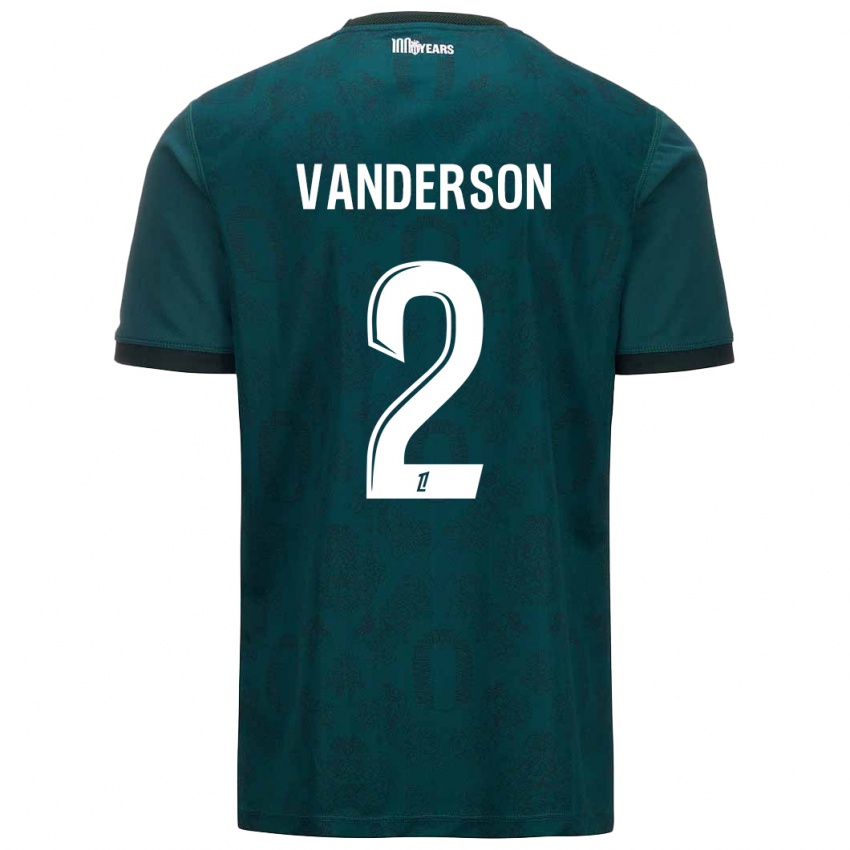 Criança Camisola Vanderson #2 Verde Escuro Alternativa 2024/25 Camisa