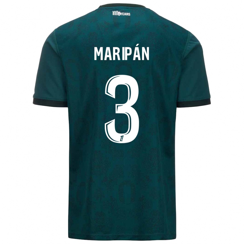 Criança Camisola Guillermo Maripán #3 Verde Escuro Alternativa 2024/25 Camisa