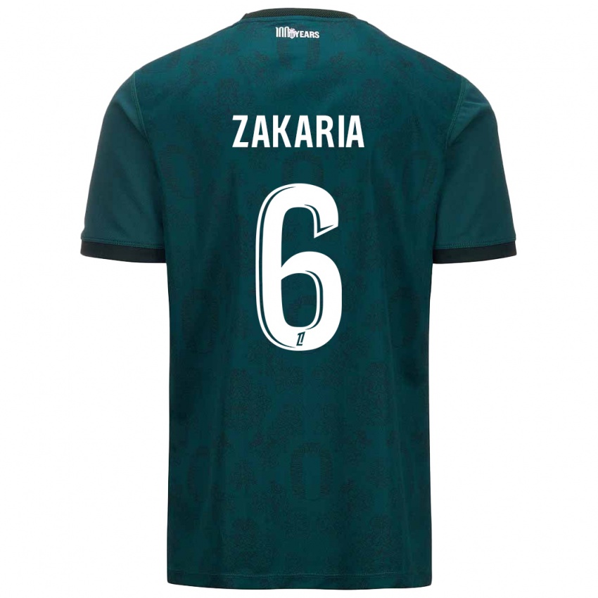 Criança Camisola Denis Zakaria #6 Verde Escuro Alternativa 2024/25 Camisa