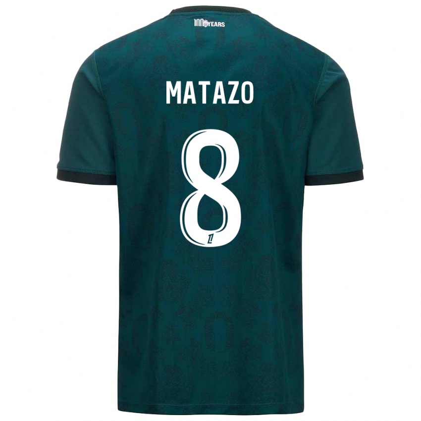 Criança Camisola Eliot Matazo #8 Verde Escuro Alternativa 2024/25 Camisa