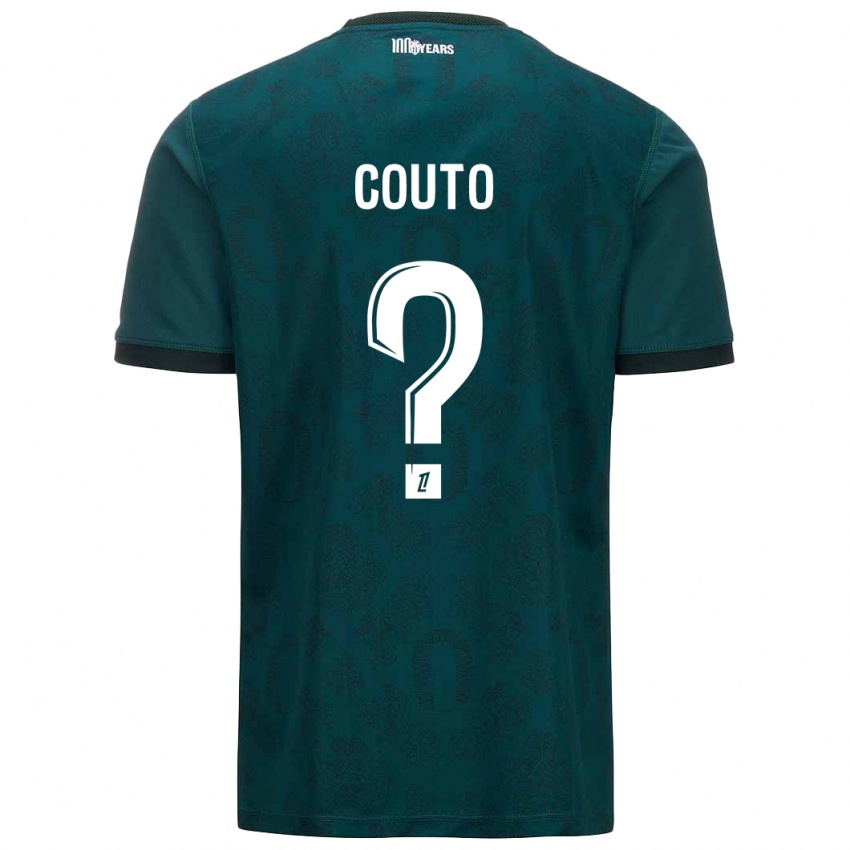 Criança Camisola Enzo Couto #0 Verde Escuro Alternativa 2024/25 Camisa