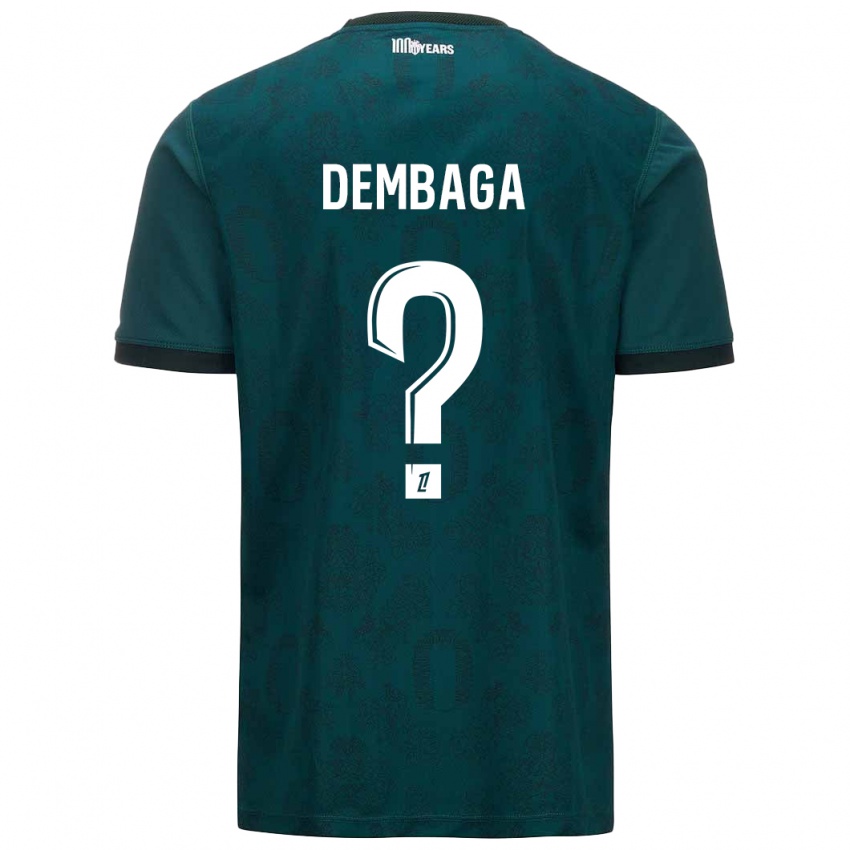 Criança Camisola Boubakar Dembaga #0 Verde Escuro Alternativa 2024/25 Camisa