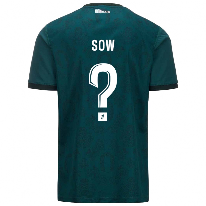 Criança Camisola Abdoulaye Sow #0 Verde Escuro Alternativa 2024/25 Camisa