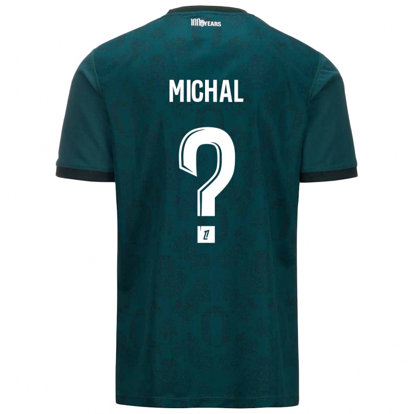 Criança Camisola Lucas Michal #0 Verde Escuro Alternativa 2024/25 Camisa