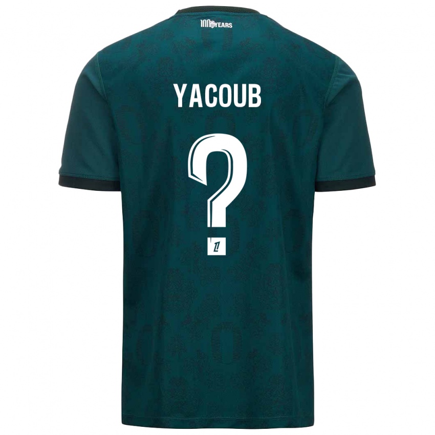 Criança Camisola Béchir Yacoub #0 Verde Escuro Alternativa 2024/25 Camisa