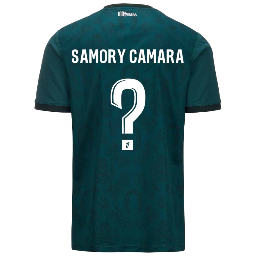 Criança Camisola Verges Samory Camara #0 Verde Escuro Alternativa 2024/25 Camisa