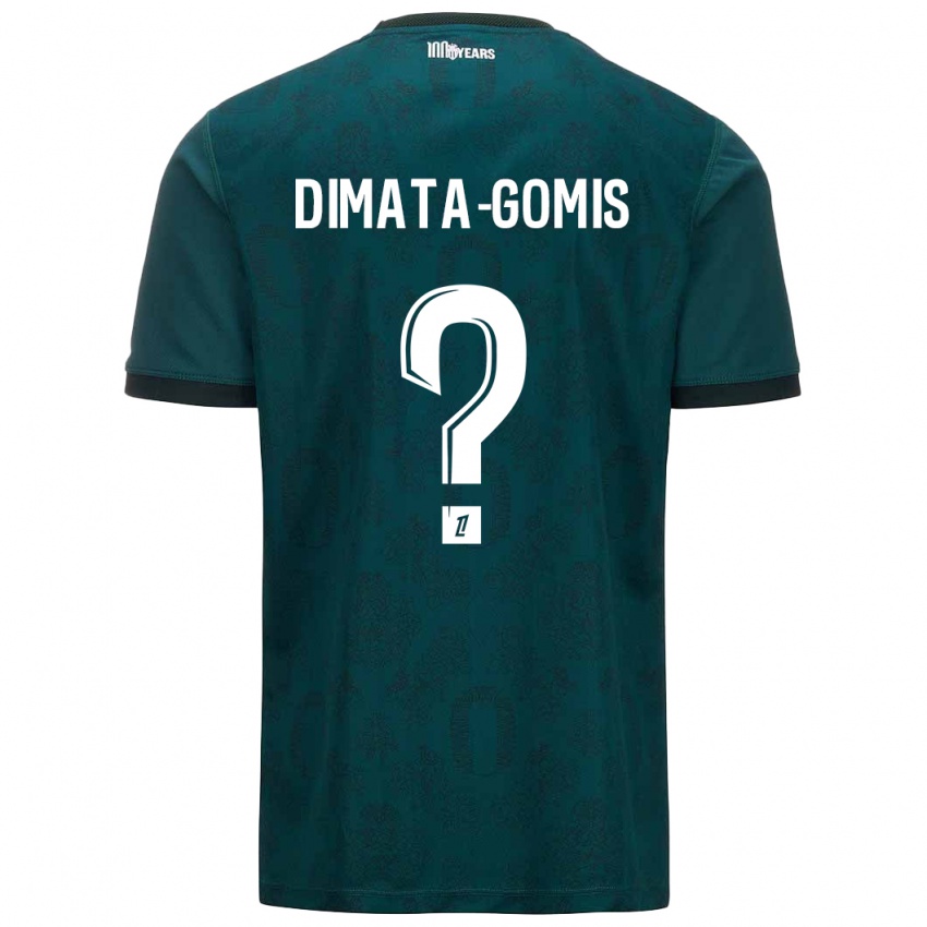 Criança Camisola Kamron Dimata-Gomis #0 Verde Escuro Alternativa 2024/25 Camisa