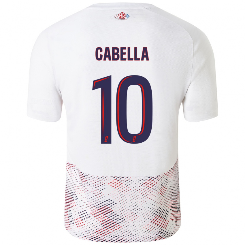 Criança Camisola Rémy Cabella #10 Azul Real Branco Alternativa 2024/25 Camisa