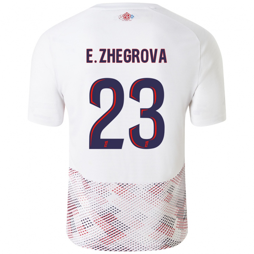 Criança Camisola Edon Zhegrova #23 Azul Real Branco Alternativa 2024/25 Camisa