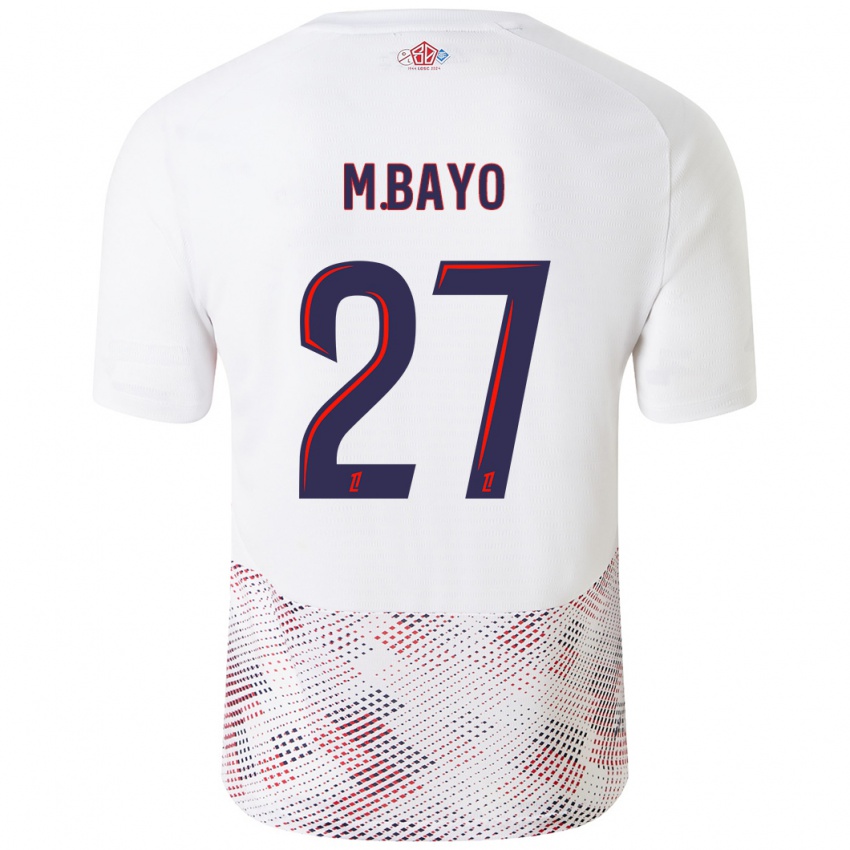 Criança Camisola Mohamed Bayo #27 Azul Real Branco Alternativa 2024/25 Camisa