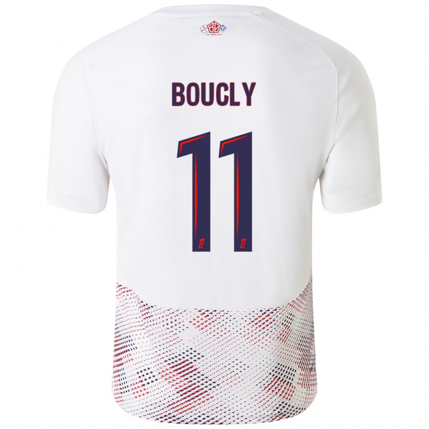 Criança Camisola Maïté Boucly #11 Azul Real Branco Alternativa 2024/25 Camisa