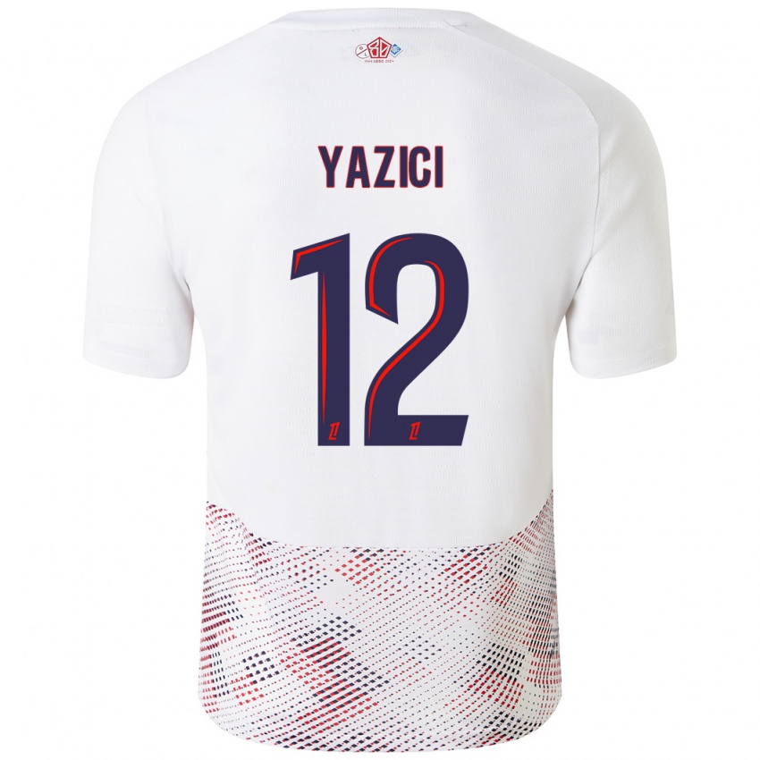 Criança Camisola Yusuf Yazici #12 Azul Real Branco Alternativa 2024/25 Camisa