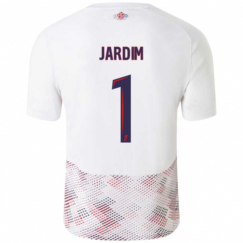 Criança Camisola Leo Jardim #1 Azul Real Branco Alternativa 2024/25 Camisa