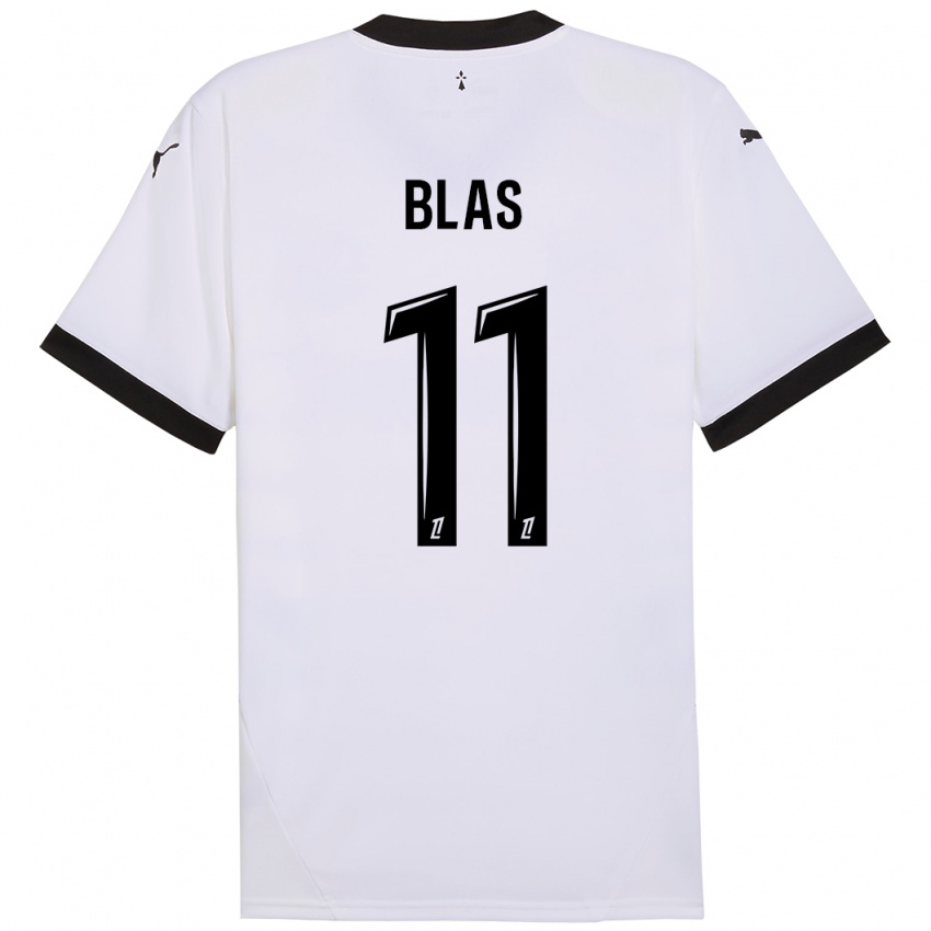 Criança Camisola Ludovic Blas #11 Preto Branco Alternativa 2024/25 Camisa