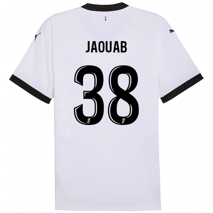 Criança Camisola Mohamed Jaouab #38 Preto Branco Alternativa 2024/25 Camisa